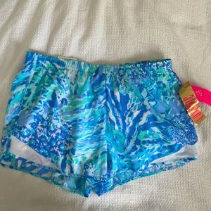 NWT LIlly Pulitzer Ocean Trail Luxletic Short